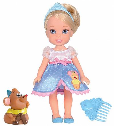 Кукла из серии Принцессы Дисней - Малышка Золушка с питомцем 15 см. 
